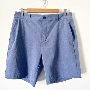 Vineyard Vines 8" Performance Breaker Short Heathered Blue 33